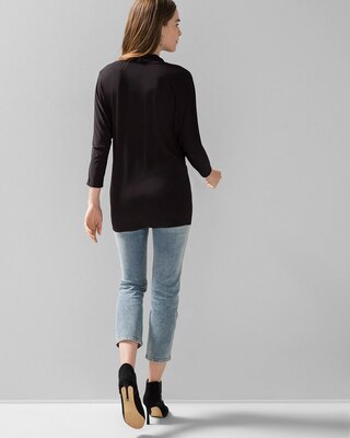 Drape Front Tunic