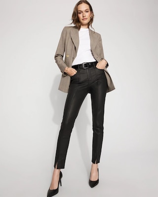 High-Rise Skinny Coated Jean click to view larger image.