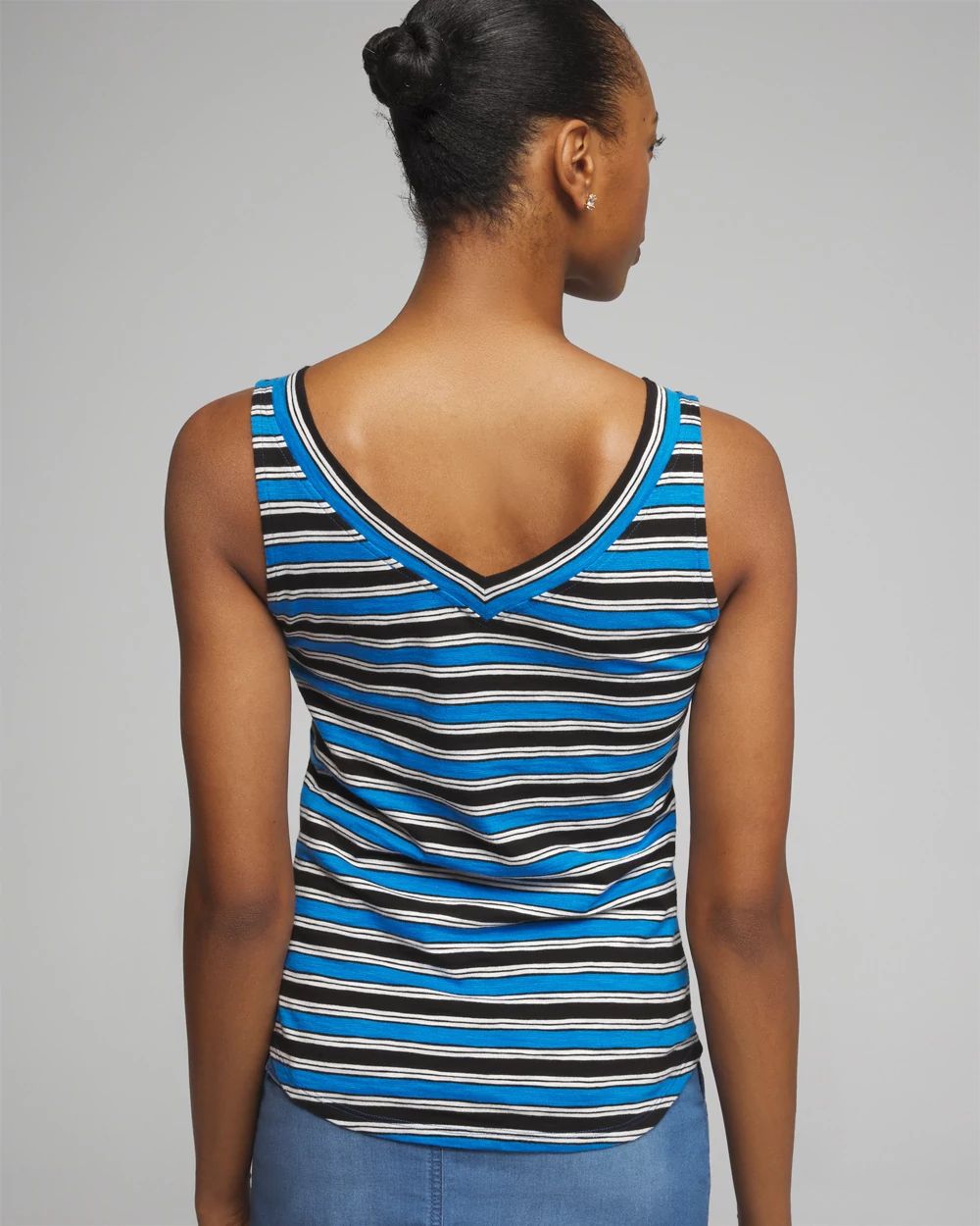 Outlet WHBM Double V-Neck Tank click to view larger image.