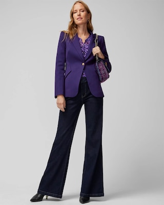 WHBM® Luxe Stretch Editor Blazer click to view larger image.