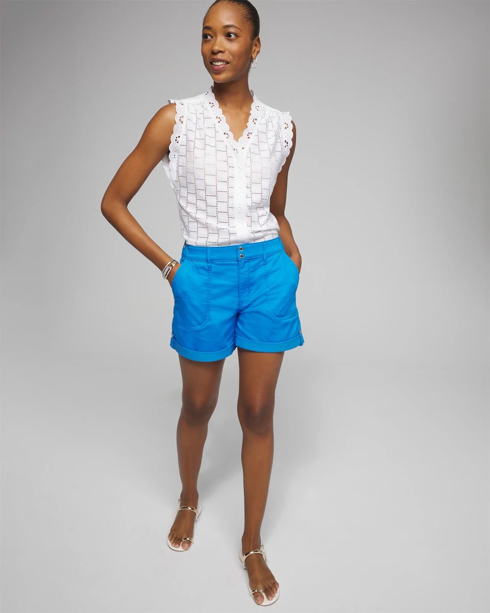 Outlet WHBM Eyelet Shell