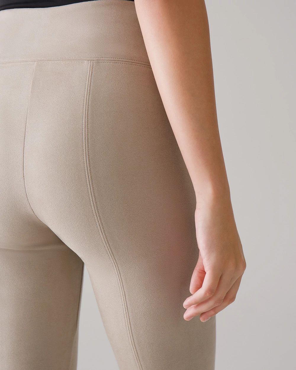 Vegan Suede WHBM® Runway Legging