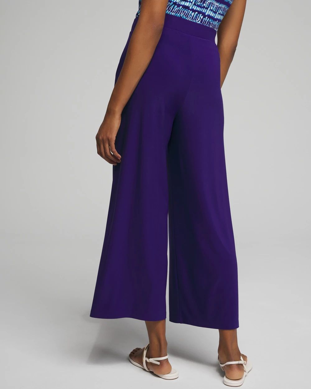 Outlet WHBM Knit Wide-Leg Crop click to view larger image.