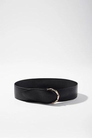 Wide Bamboo Buckle Belt