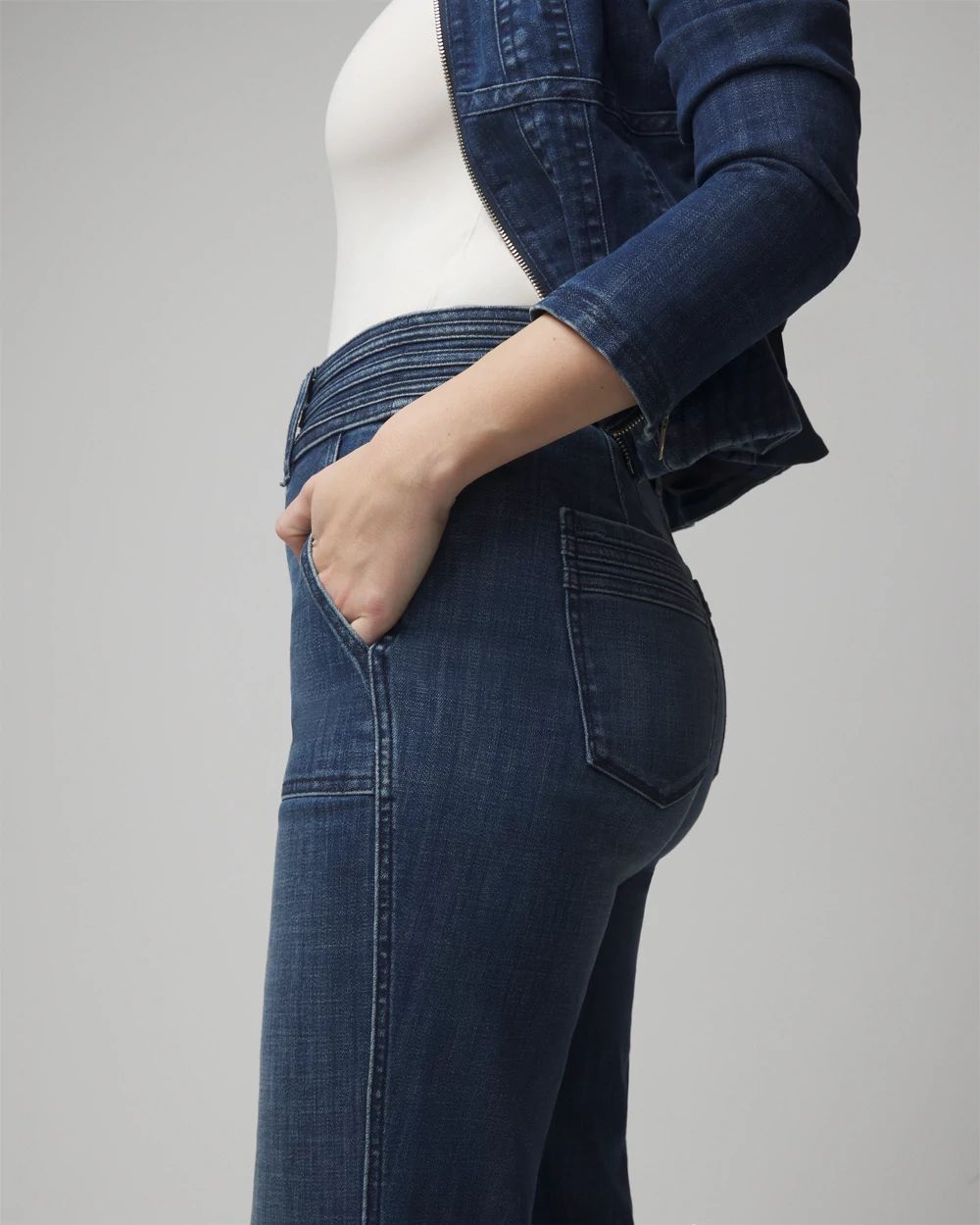 Extra High-Rise Everyday Soft Novelty Waistband Trouser