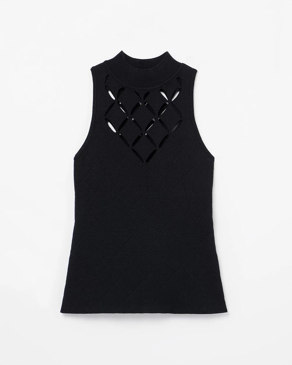 Diamond Cutwork Tank