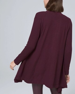 Cozy Knit Draped Coverup