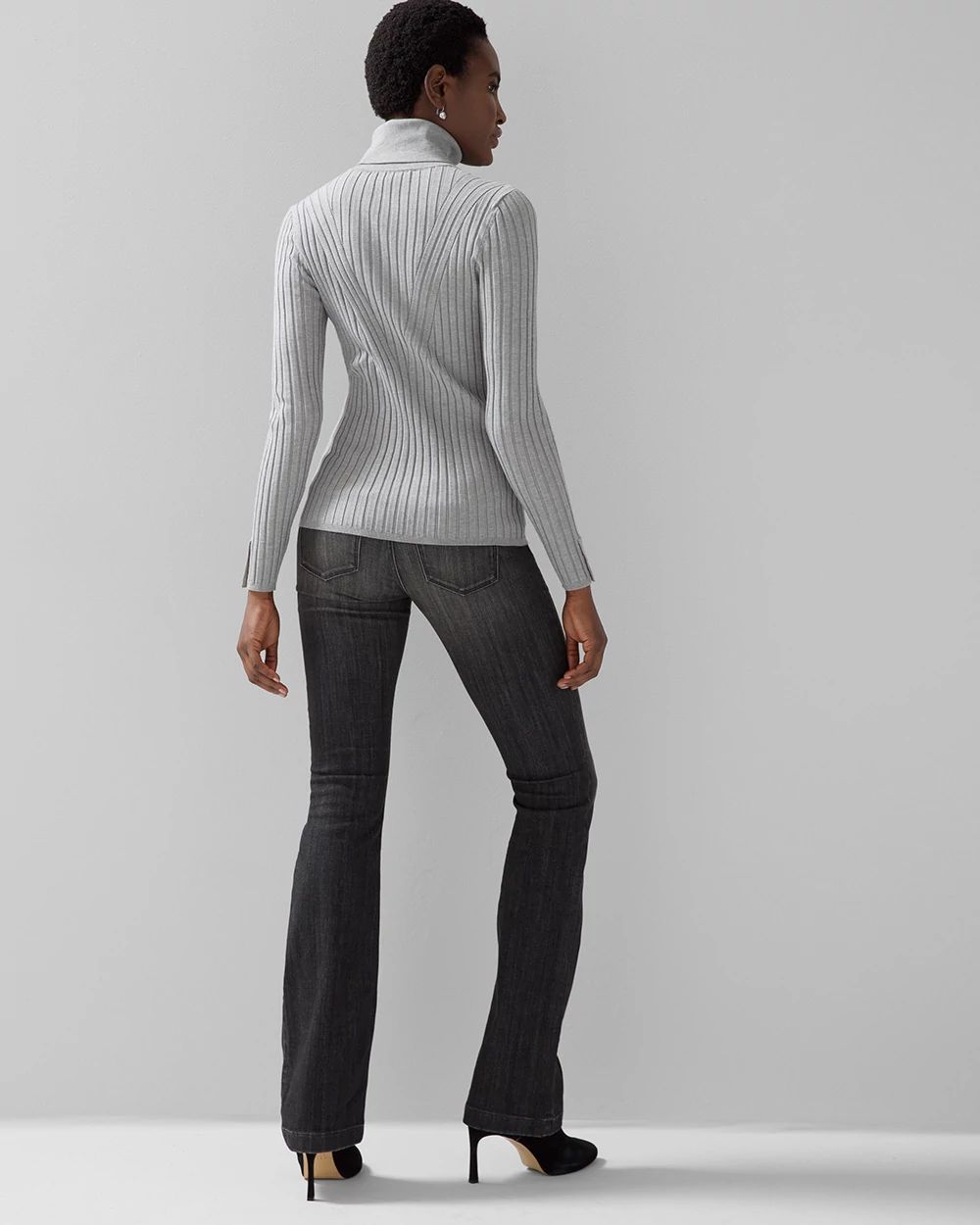 Long Sleeve Ribbed Turtleneck