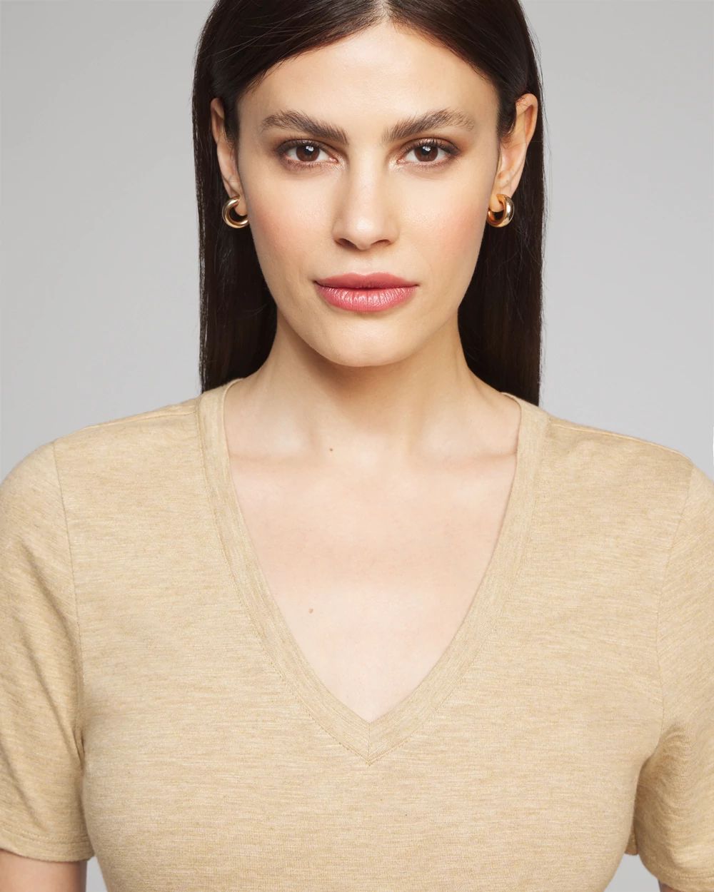 Outlet WHBM V-Neck Foundation Tee