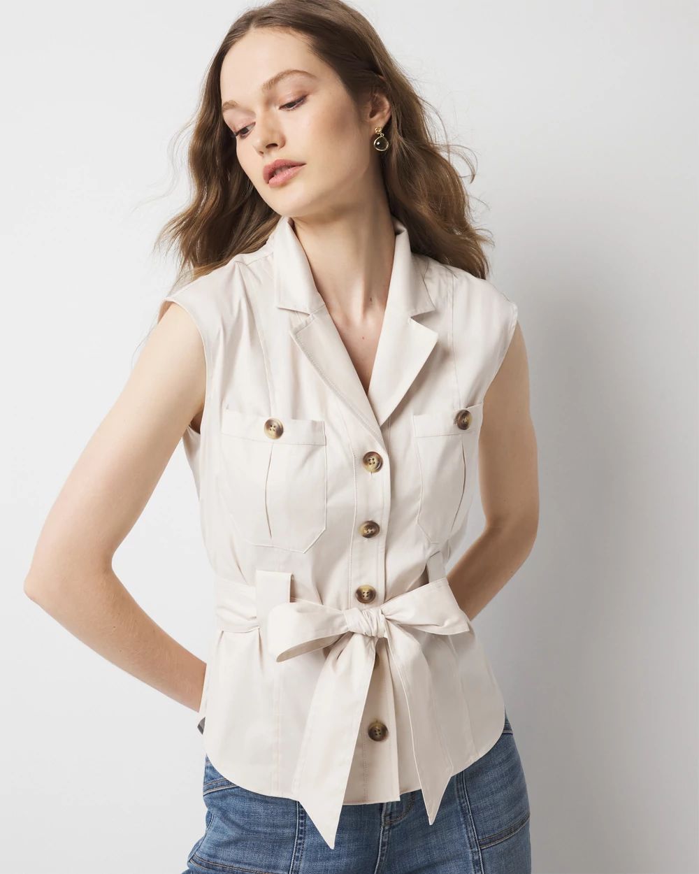 Belted Utility Shirt