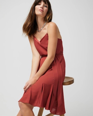 Sleeveless Godet Dress