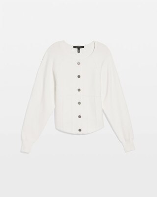 Corset Detail Button Front Cardigan click to view larger image.