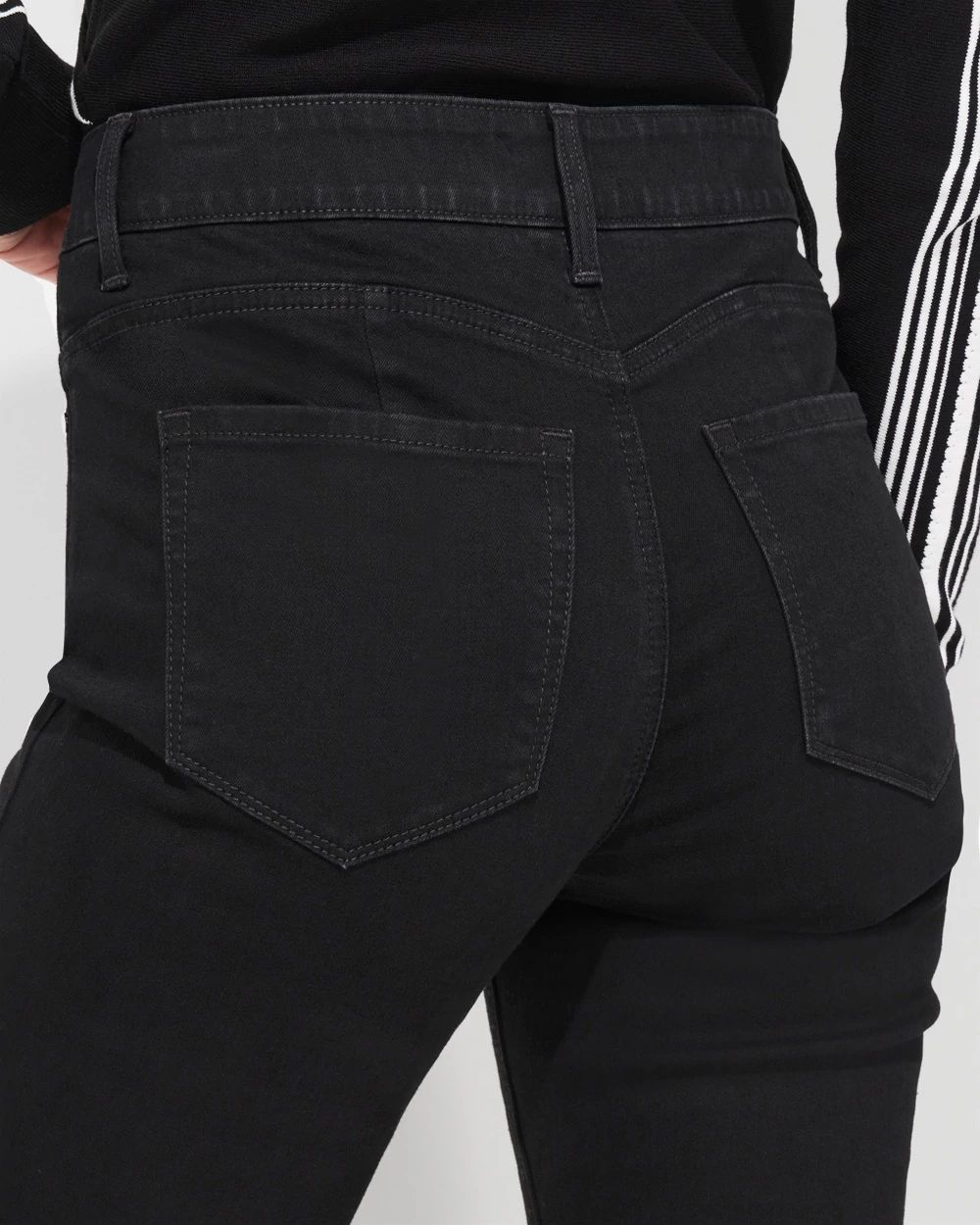 Outlet WHBM High Rise Skinny Flare Jeans