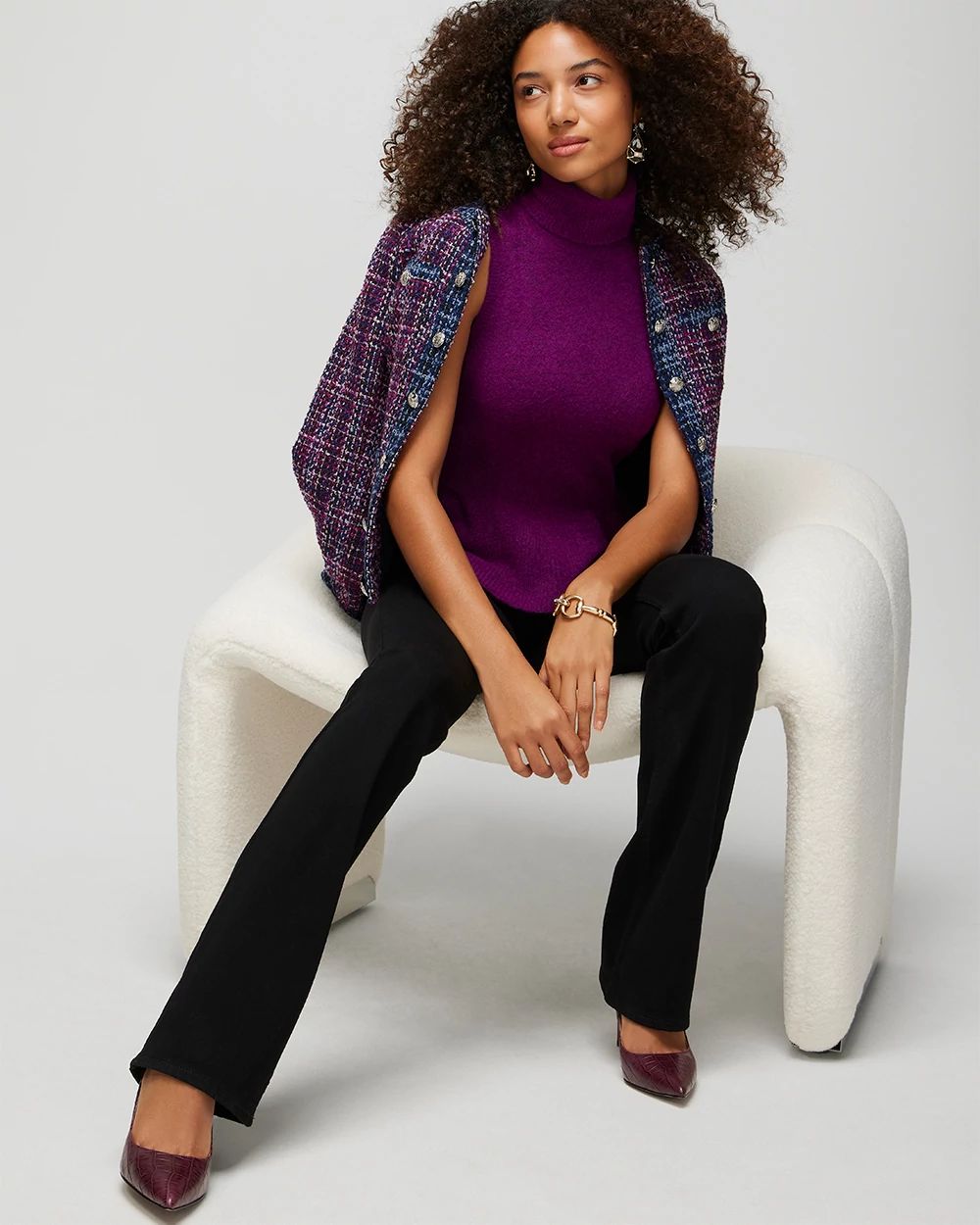 Sleeveless Soft Tank Peplum