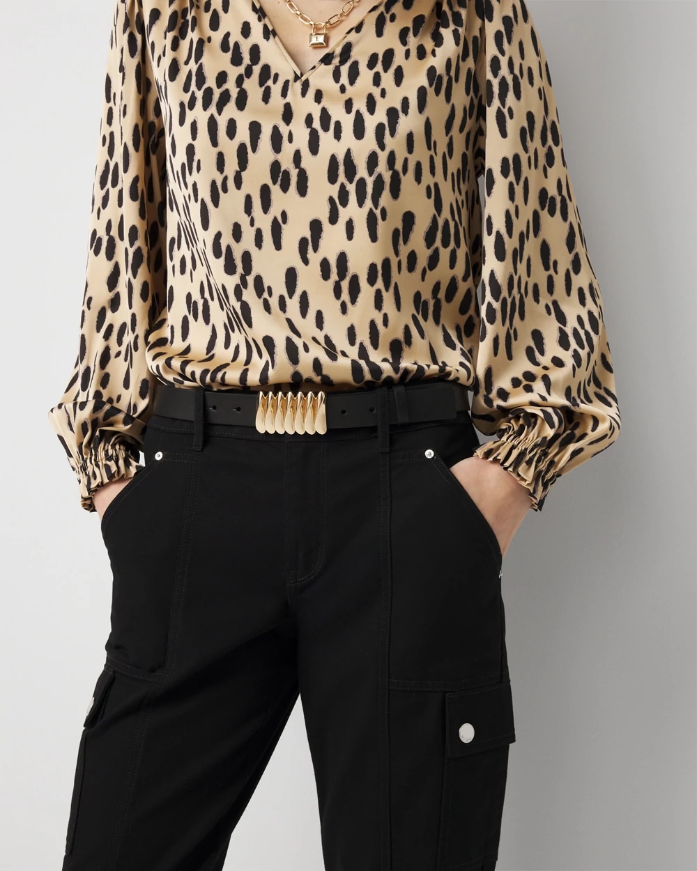 Sculptural Pant Belt