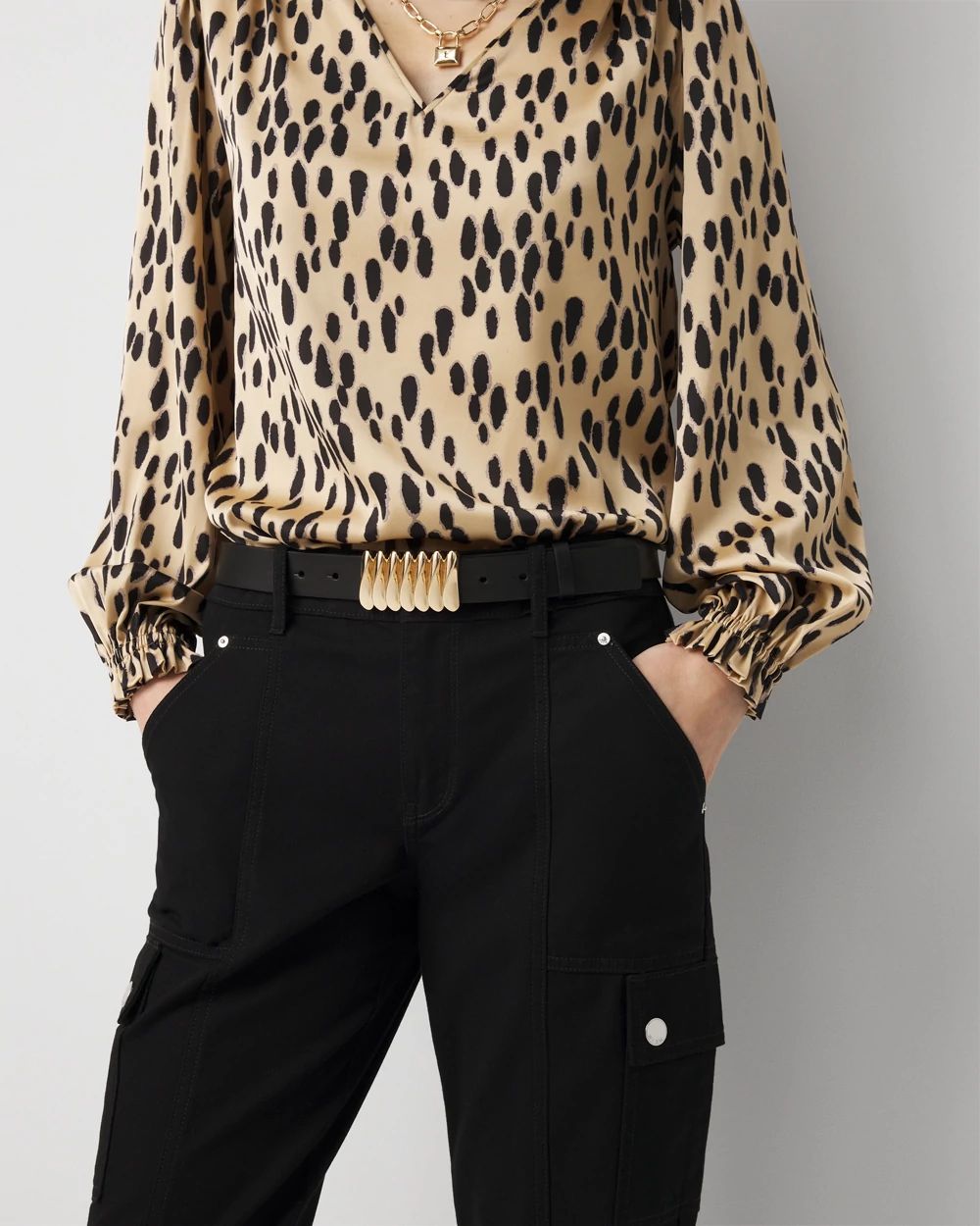 Sculptural Pant Belt