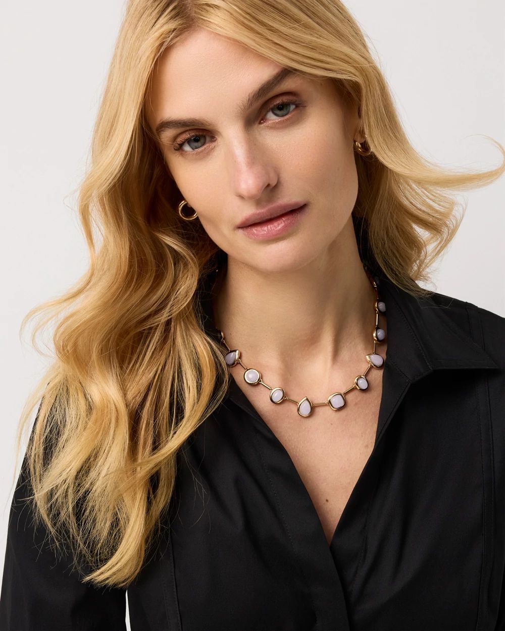 Dyed Jade Collar Necklace