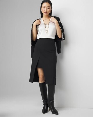 Petite Ruched Shoulder Shell Top click to view larger image.