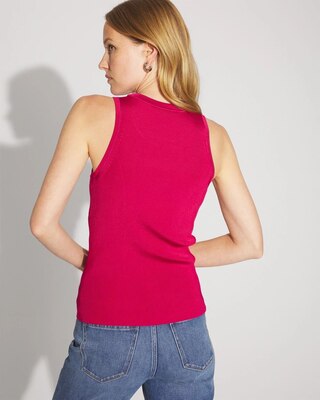 Space-Dyed Sweater Tank Top click to view larger image.