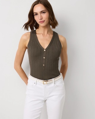 Henley Sweater Tank