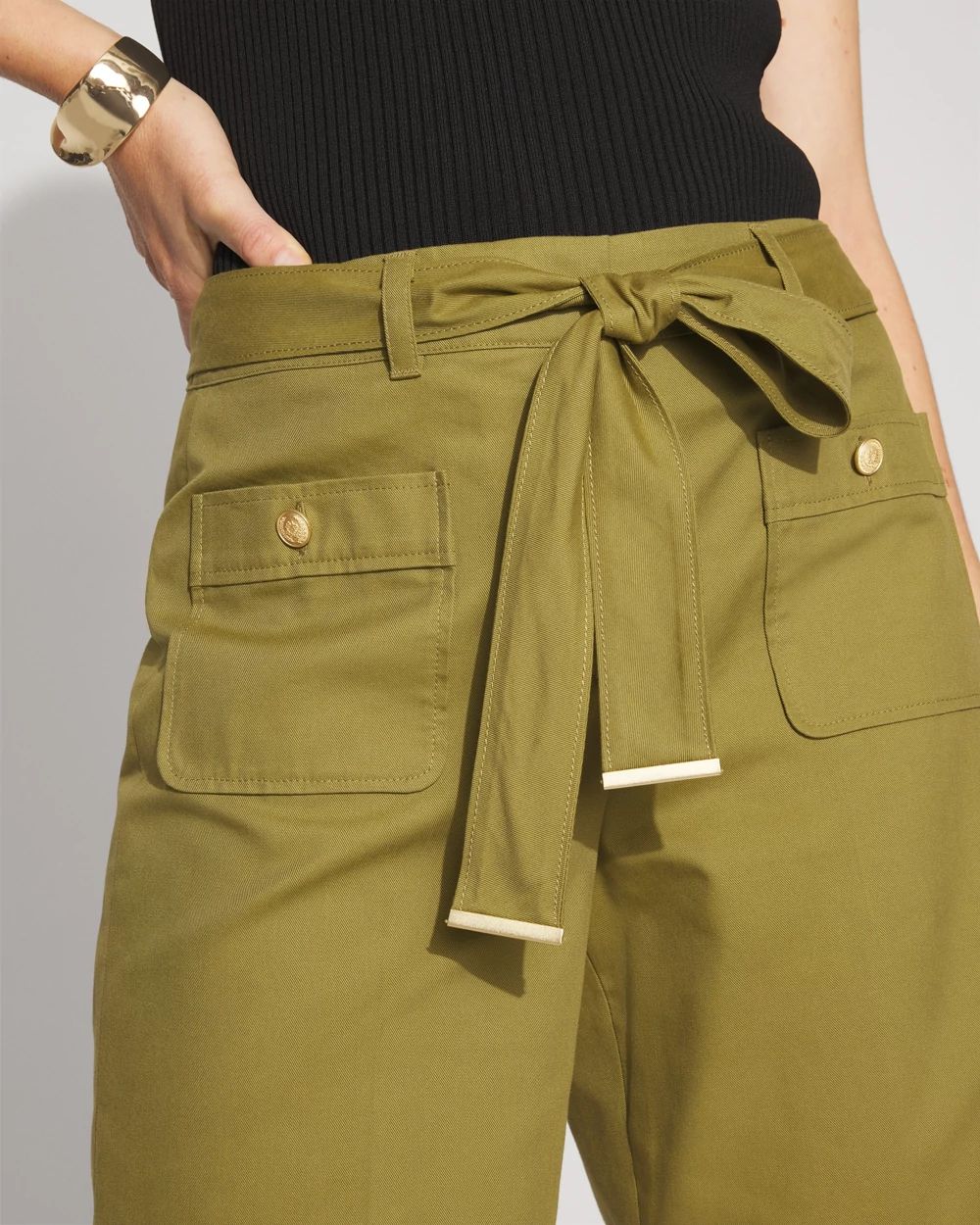 Everyday Wide-Leg Cropped Pant