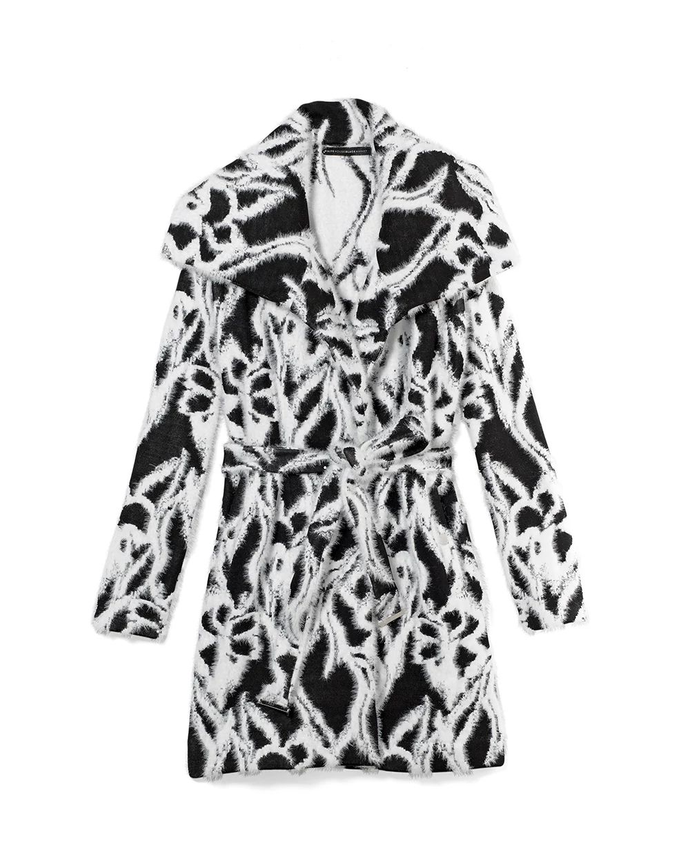 Long Sleeve Belted Iris Sweater Coat