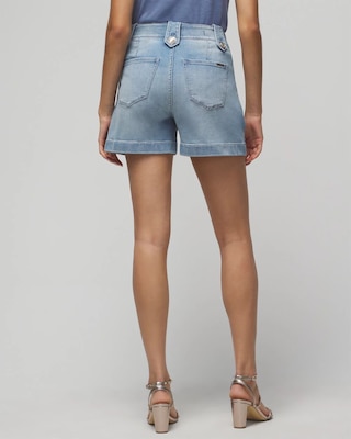 Everyday Soft Denim™ Mariner Button Shorts