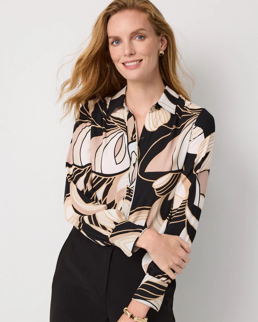 Soft Shirt with Piping