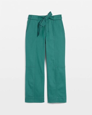 Extra High-Rise Pret Belted Wide Leg Cropped Pant click to view larger image.