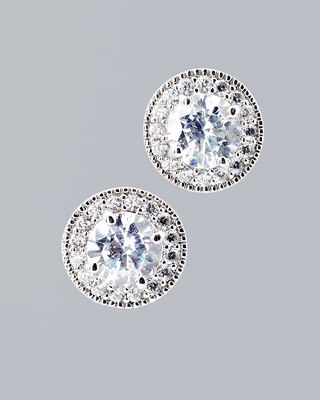 Cubic Zirconia Studs