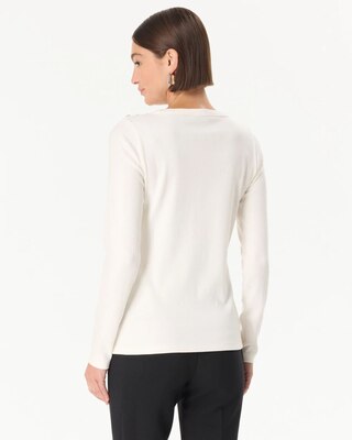 Ribbed Long Sleeve Top click to view larger image.