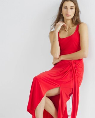 Sarong Midi Dress