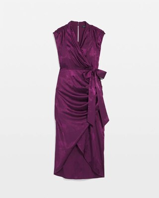 Draped Midi Dress click to view larger image.