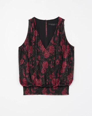 Printed Sleeveless Top