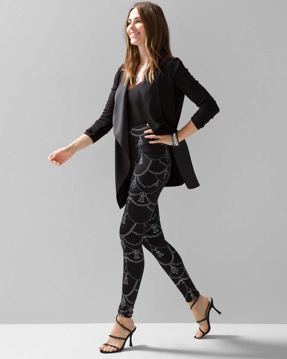 WHBM® Dew-Drop Print Runway Leggings