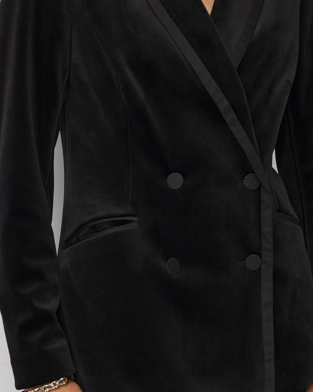 Satin + Velvet Tuxedo Jacket