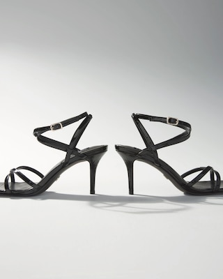Strappy Mid-Heel Sandal click to view larger image.