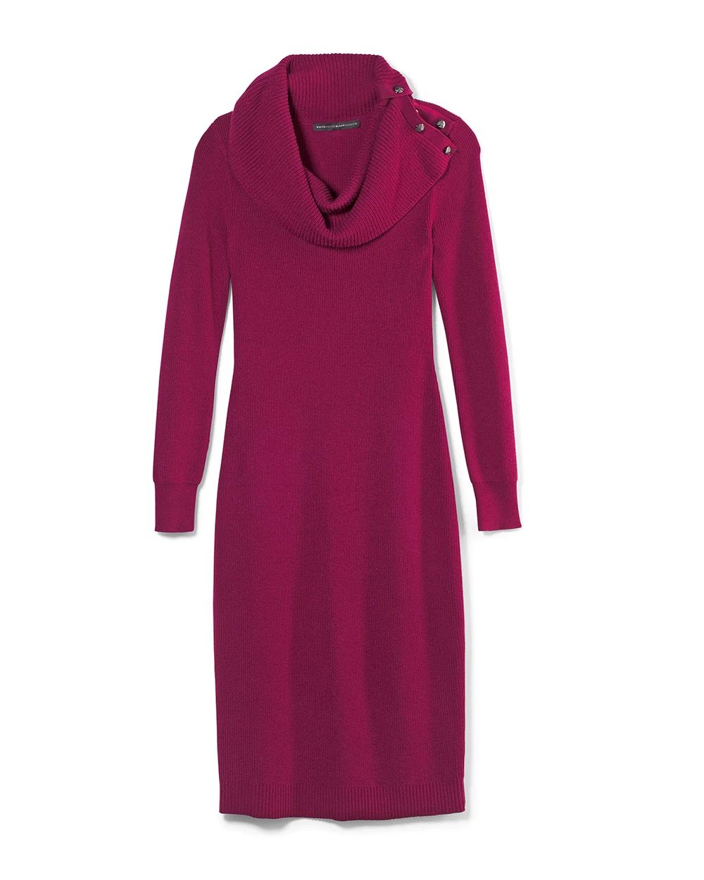 Cowl Neck Sweater Dress