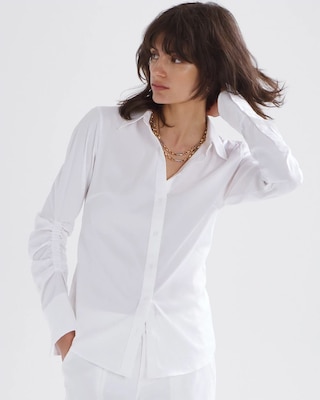 Cuffed Poplin Shirt click to view larger image.