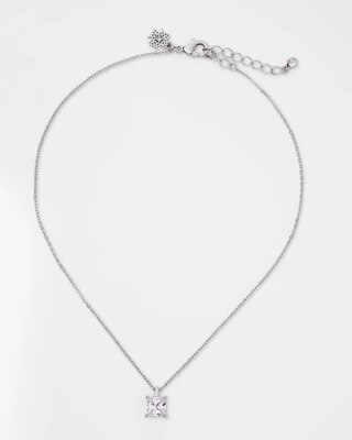 CZ Princess Drop Necklace
