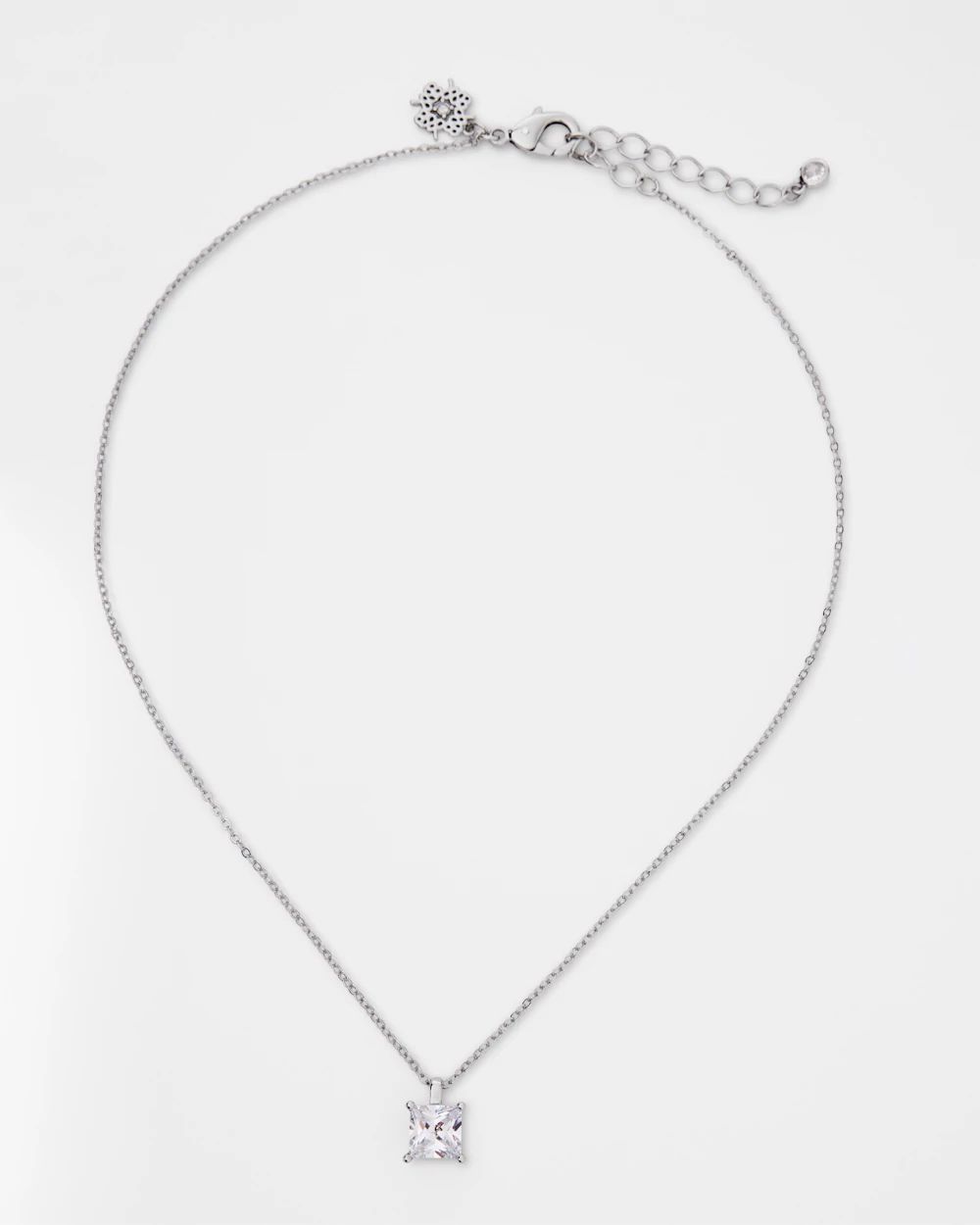 CZ Princess Drop Necklace