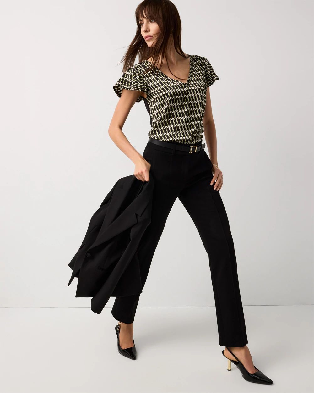 Satin Detail Glamgetter Tee click to view larger image.