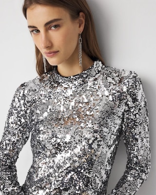 Sequin Mini Dress click to view larger image.