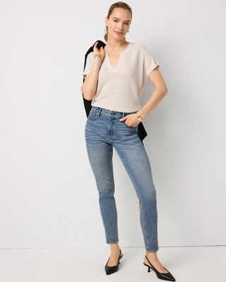 High-Rise Skinny Ankle Jean click to view larger image.