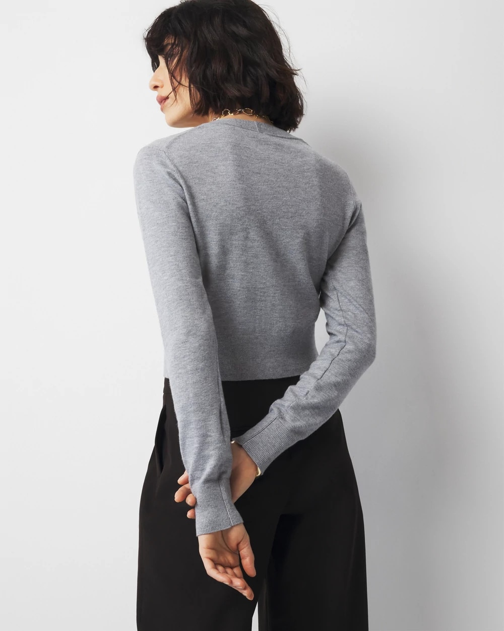 Cropped Cardigan - image 4