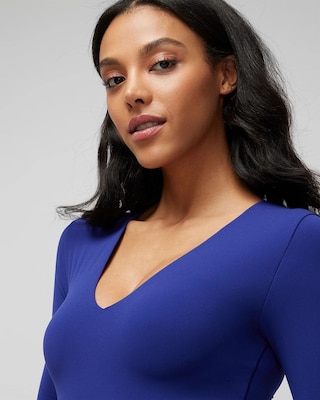 WHBM® FORME Elbow-Sleeve Top click to view larger image.