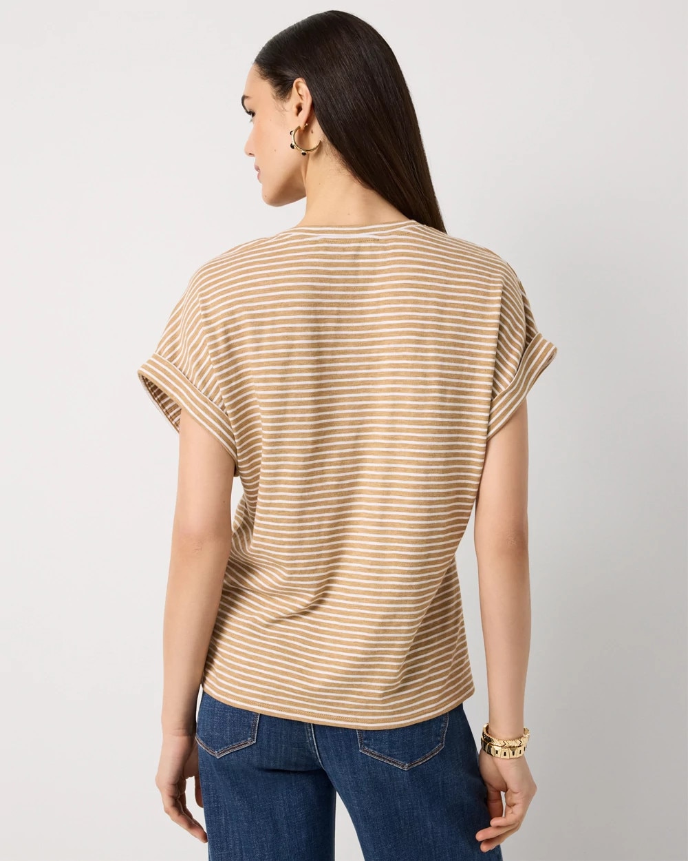 V-neck Short Sleeve Tee