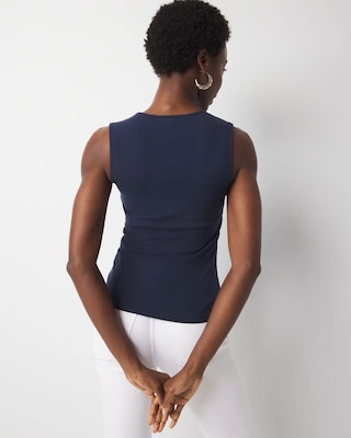 WHBMFORME™ All Ways Stretch Scoop Neck Shell click to view larger image.