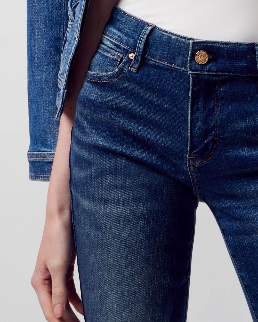 Mid-Rise Everyday Soft Denim™ Slim Jeans click to view larger image.