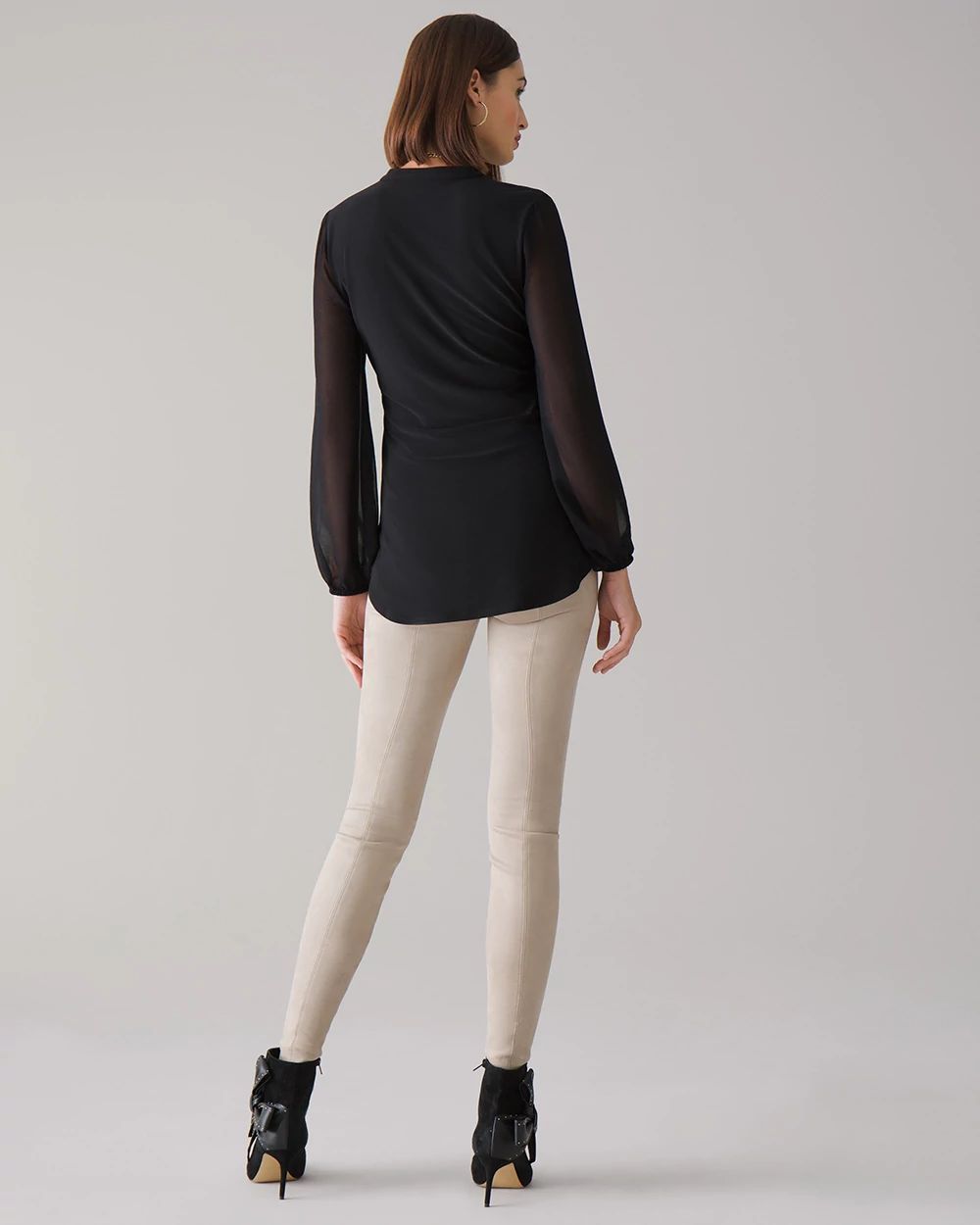 Vegan Suede WHBM® Runway Legging